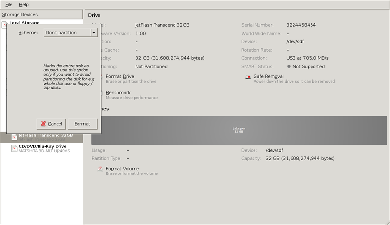 Format Dont Partition