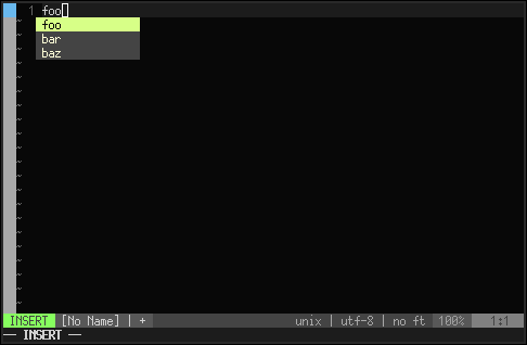 vim complete 1