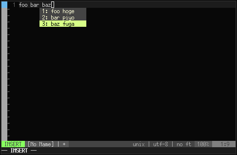 vim complete 3